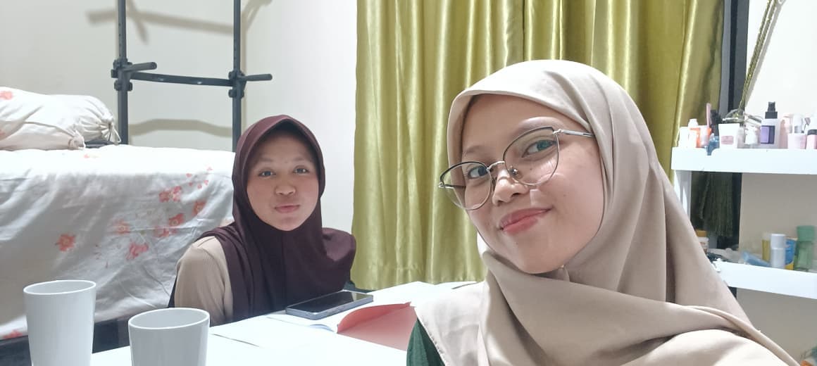 Kegiatan belajar Sara Azzahra